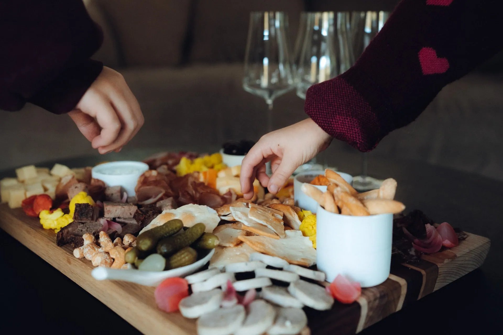 Raclette et planche à partager